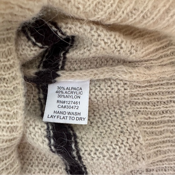 WILDFOX Whiskey Stripe Sweater Sz S - Picture 9 of 9